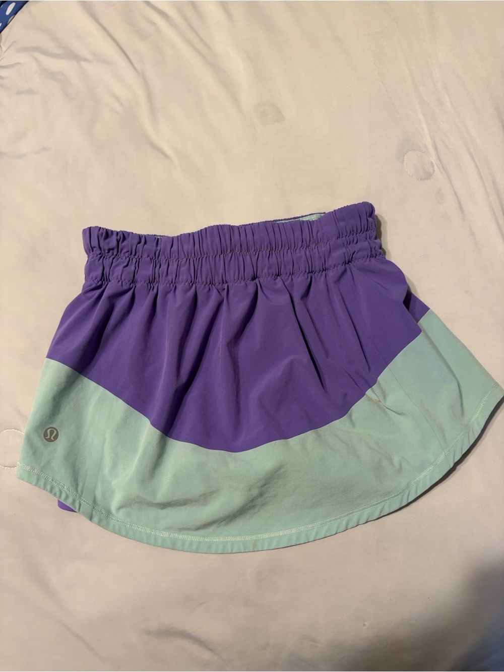 lululemon athletica Girls' Lavender and Mint Two-Tone Athletic Skort